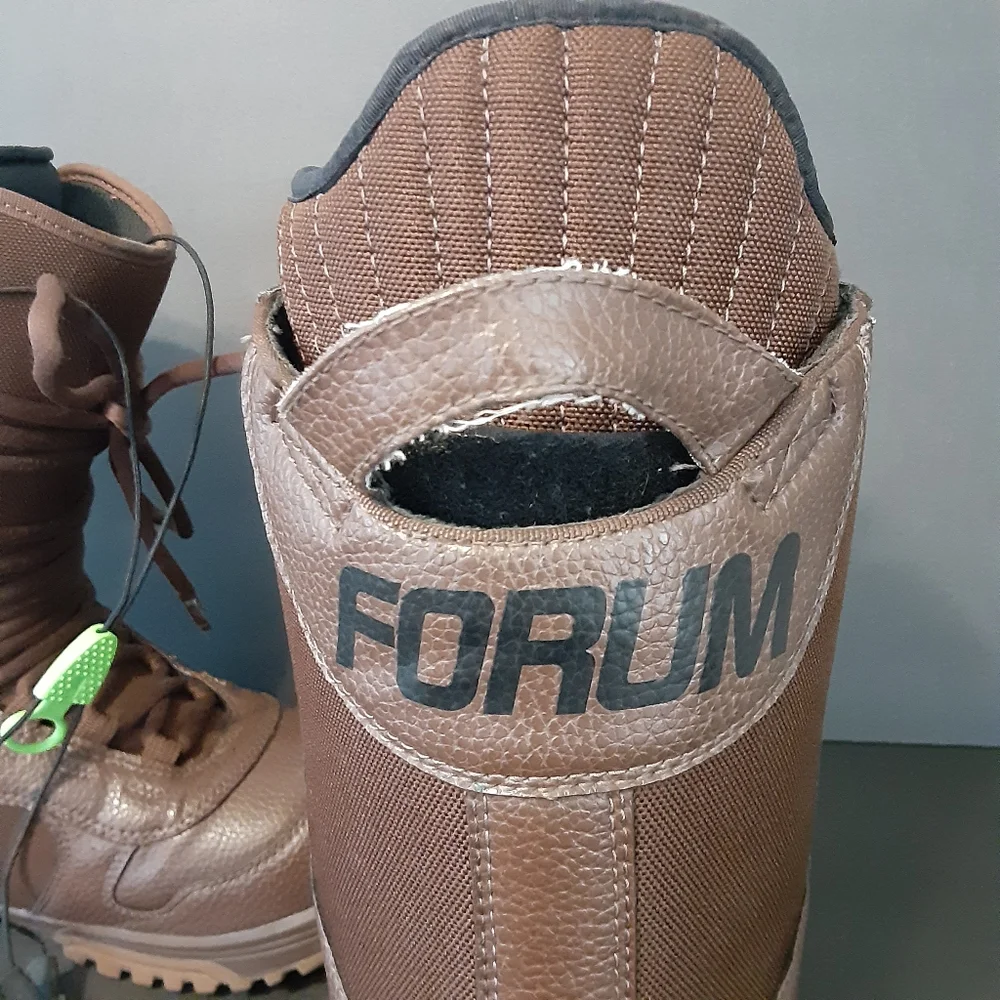FORUM RECON CONCENTRIX L1 CHOCOLATE BROWN SNOWBOARD BOOT MENS 8.5 WMS 10 EU 41.5